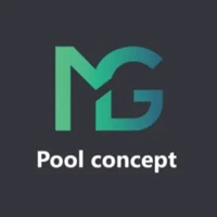 Logo MG Pool Concept, pisciniste La Ferrière